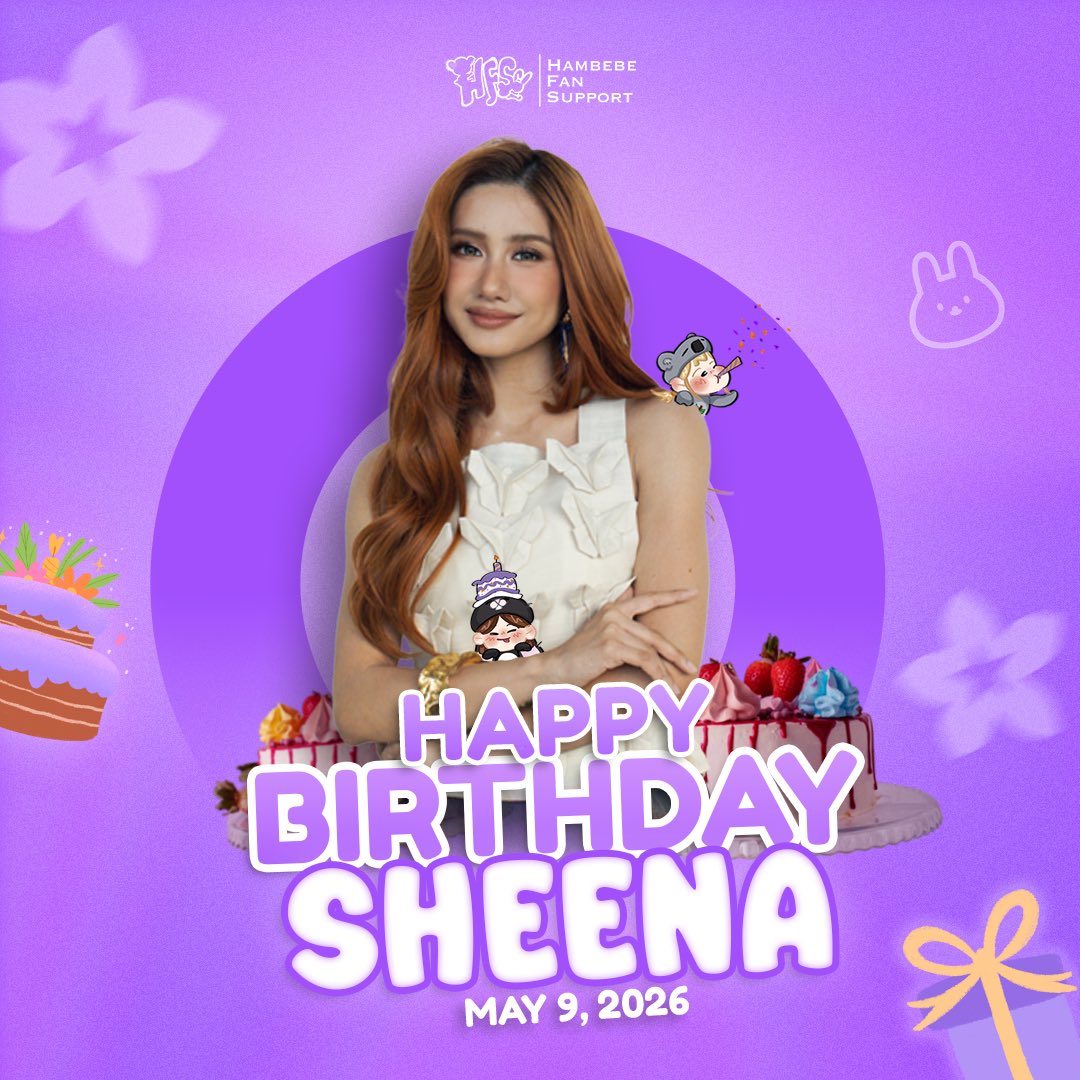 projecthambebe_'s tweet photo. Happiest birthday, our bebe @bini_sheena 🥳💜

You’ve always been a ball of sunshine, not just to your ates, but especially to every Bloom who finds comfort and happiness in you 🌸 Your strength, courage, and genuine heart continue to inspire so many people every single day.

No matter how big the stage gets, you always remain humble, warm, and true to yourself and that’s one of the many reasons why people love you so much. 

May this year bring you more happiness, good health, beautiful memories, and more dreams coming true ✨ You deserve all the love in the world today and always.

We love you endlessly, our bebe Sheena 🐰💜

BINI SHEENA 22RIFIC YEARS

#twenSHEEtwo #MagpaSHEEkat #BINI_Sheena