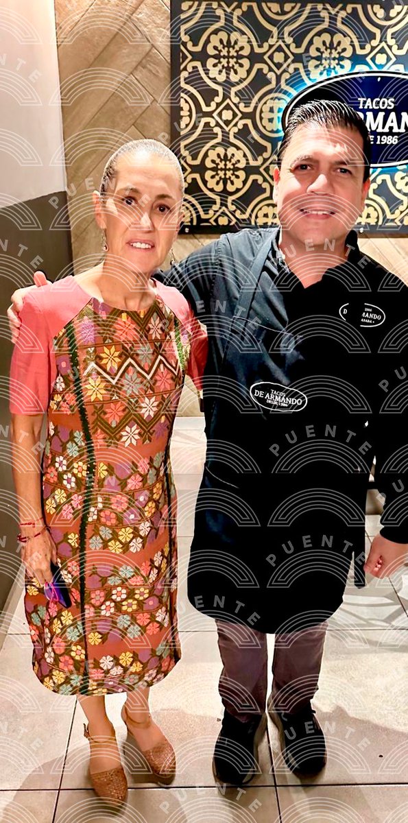 elalbertomedina's tweet photo. "¿Unos tacos de Armando o qué?"... 🌮

La presidenta @Claudiashein visitó la taquería de Armando, en su visita a #Hermosillo, Sonora...

Sabe muy bien lo que es bueno... 🤠 https://t.co/Jsk0hbqzTz
