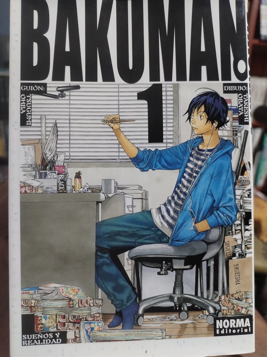 Conversandosbm's tweet photo. Toca la relectura de uno de los mejores mangas que he leído. #Bakuman https://t.co/zPV1jUmBlB
