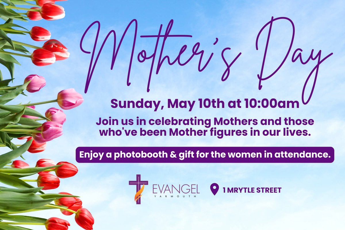 Maritimer7's tweet photo. Join us this Sunday at 10AM as we celebrate the incredible Mothers and Mother figures who make such a difference in our lives 💐

We’d love to see you in person, but if you can’t make it, you can still be part of the service:

📱 Watch live at 10AM on:
🔹 Facebook
🔹 YouTube https://t.co/RXCj1d3gq4
