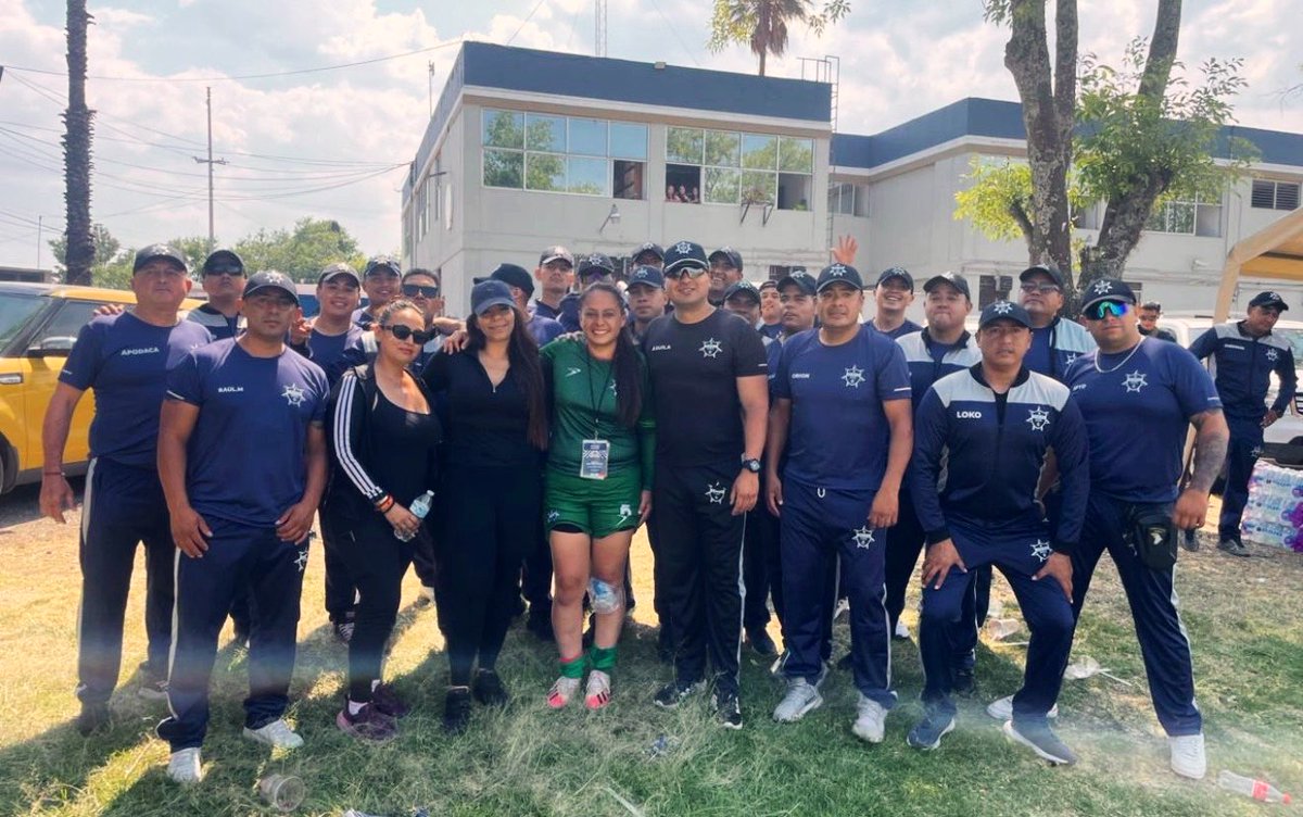 AGUIEDUARDO's tweet photo. Felicito a nuestro equipo femenil de futbol de la SSP Michoacán, quienes el día de hoy arrebataron el campeonato frente a Guanajuato cerrando el marcador 4-2, esto dentro del marco del mundial de futbol de policías y bomberos 2026, en especial, mando un fuerte abrazo y una gran felicitación a la goleadora estrella, nuestra compañera Oralia quien orgullosamente representó también al GRIM.
#Enhorabuena
#MichoacánEsMejor