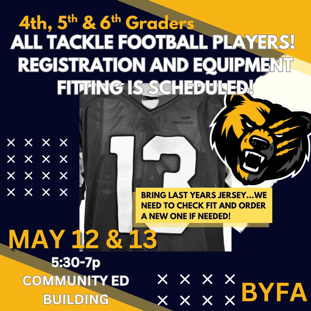 BYFA_ByronMN's tweet photo. JOIN US NEXT WEEK!!!! Don’t forget your jersey! https://t.co/UaoBxxvQQG