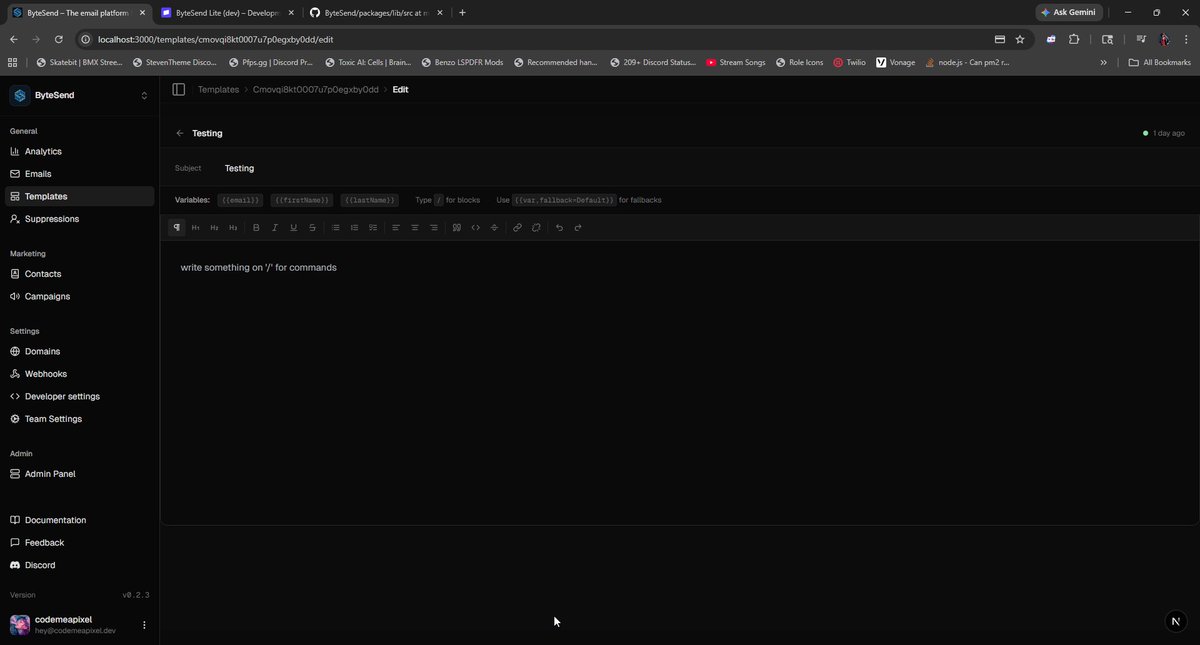 ByteSend tweet media