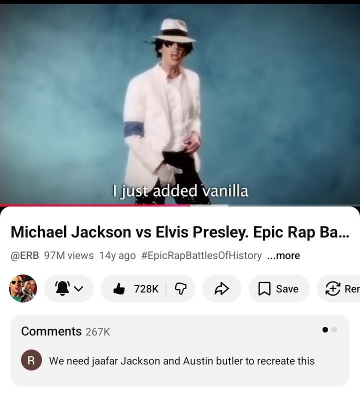 unironically the most respectful depiction of his vitiligo is in his epic rap battles of history video (watch it it's a masterpiece)