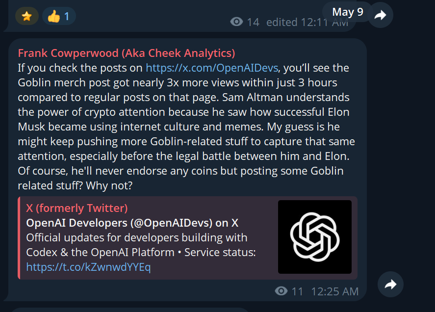 Cheek Analytics tweet media