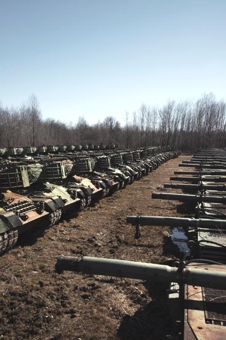 Italian Army Armored Storage Depot in Lenta, 2015.