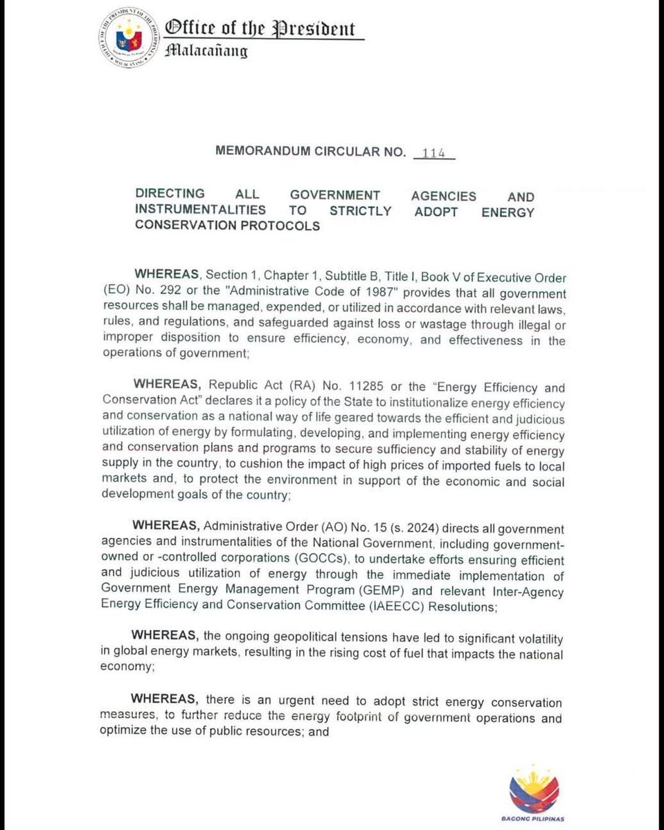 odessaviktoria's tweet photo. 4-DAY WORK WEEK LANG ANG GOVT. OFFICES  KASI NAGTITIPID SA CONSUMPTION NG KURYENTE. 7 AM- 7 PM PASOK NILA MONDAY - THURSDAY. BAWAL MAGPAHINGA? BAWAL MAG SPEND NG TIME SA MAHAL SA BUHAY? 

halatang unemployed, puro hate nasa isip. 😅 https://t.co/ix9rlCMsIW