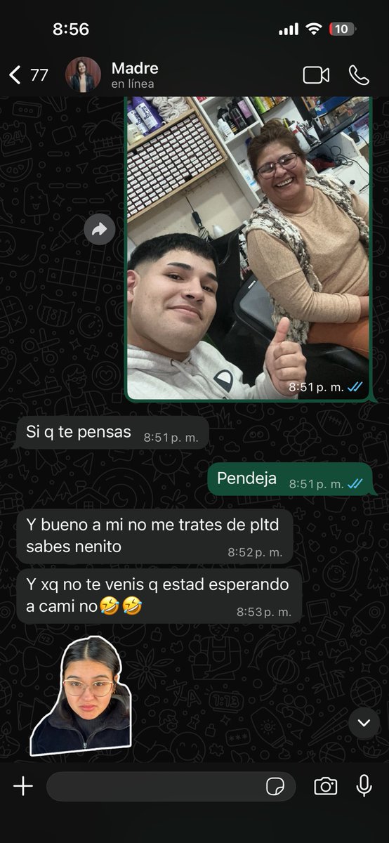 Nicolasleites17's tweet photo. JAJAJAJAJA mi hermana no me cree que vine a visitar a mi ex suegra nomas https://t.co/OXk4Ful1BF