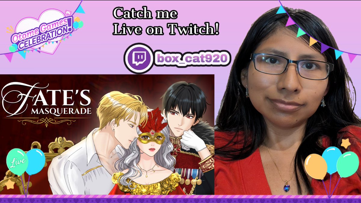 Box_Cat920's tweet photo. Tonight we are playing Fate's Masquerade by a solo dev that goes by @smallserenity.bsky.social

In this Manhwa inspired romance fantasy we enter the court undercover with a mission to avenge our family.

I'm live on Twitch, come hang out! https://t.co/qGnO90n3Hp...

Starting soon https://t.co/sJOYR1jDjE
