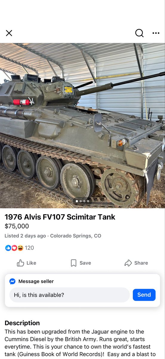 CMossbrook's tweet photo. @DipWheeler The only solution is you buy this one and you two go to war https://t.co/h0TV0uO52z
