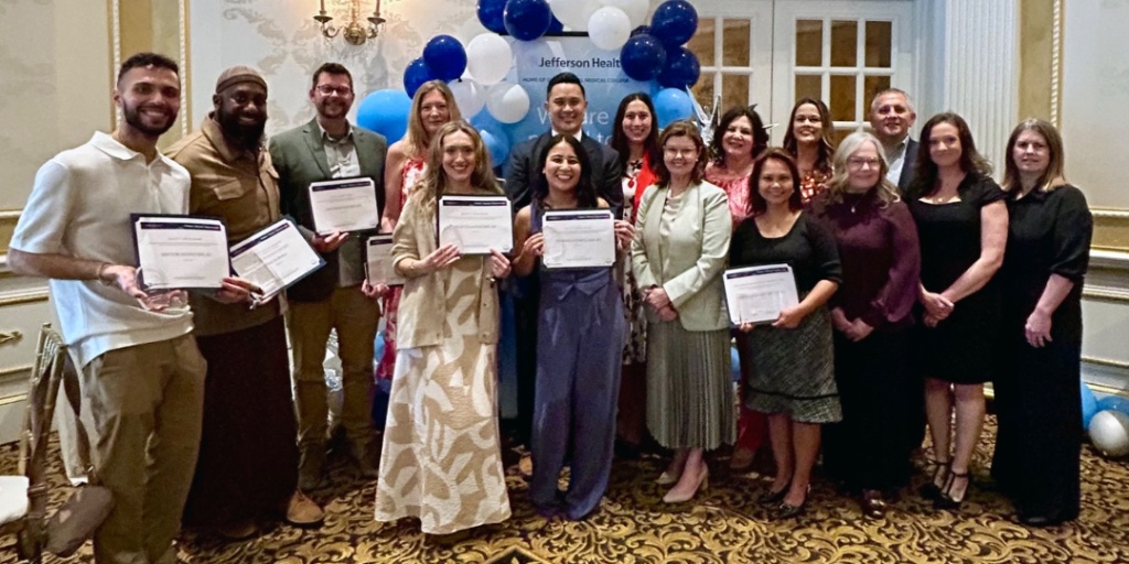 JeffHealthNJ's tweet photo. Happy Nurses Week! 💙

Recently, we celebrated Nurses Week and recognized the incredible nursing colleagues who make a difference for our patients and teams every day. Thank you to our nurses for all that they do!

#NationalNursesWeek #ThePowerOfNurses #TheJeffersonNurse https://t.co/9RPU9mbQj0