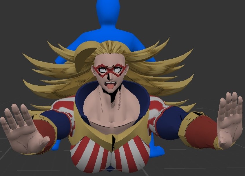 Julie3D's tweet photo. Star And Stripe Ryona Part 5: Blue Submits Star And Stripe in Boston Crab https://t.co/Ll8tAdH5LE