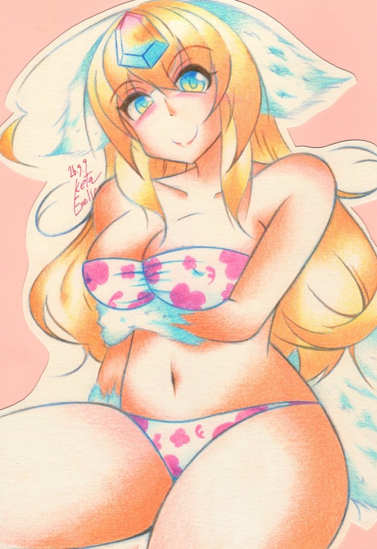 やっぱりビリィヴはこの水着が一番よく似合うね