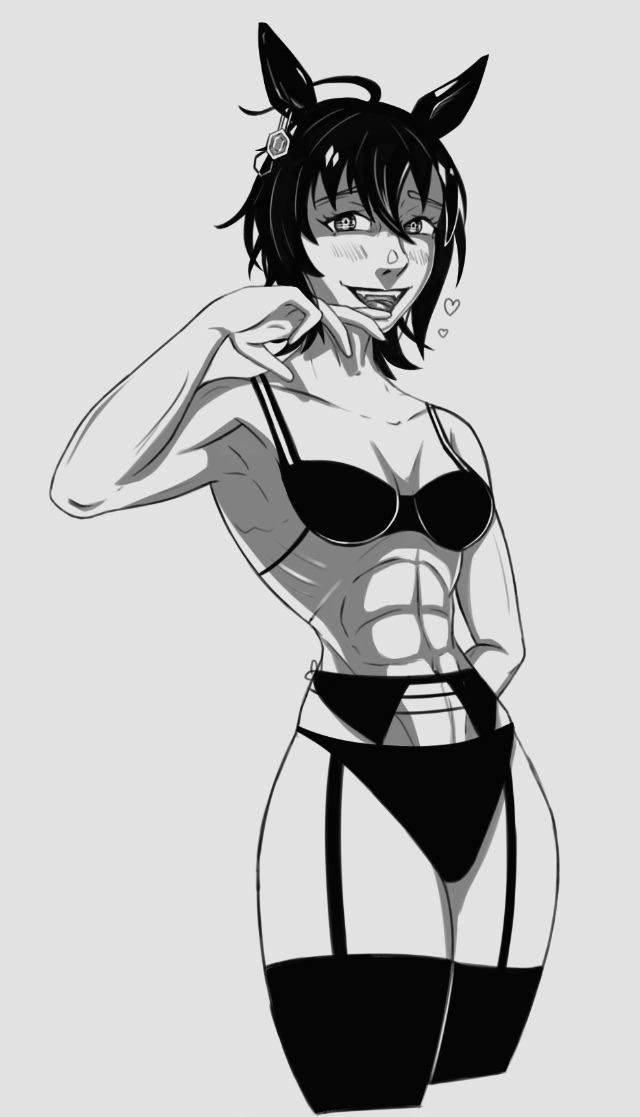 Freaky_Fanta's tweet photo. Nude Blonde blazer and Agnes Tachyon in underwear https://t.co/5LbmPviT4o