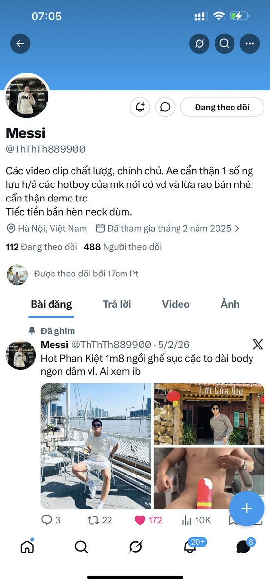 boyviet99's tweet photo. Mn chú ý trang này lừa đảo , chuyển khoản xong nó k gửi video đáu nha mn 
Tên tk nó (vu van hoai BIDV) https://t.co/5qOQgsFuLg