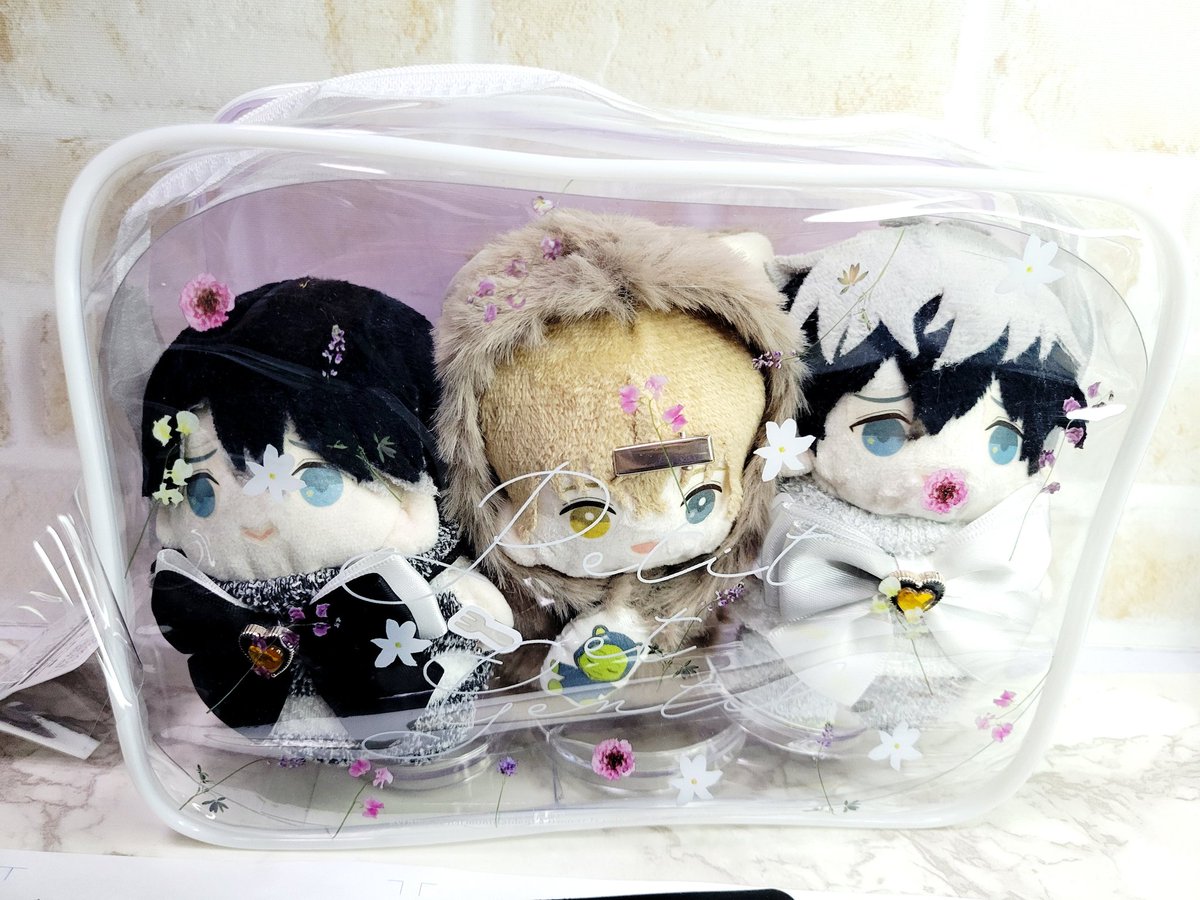 p1n0w0_hndr's tweet photo. #ぴのぬぃ
確保・収容・保護！
ダイソーにちょうどいい大きさのポーチがあった！😳

模様入ってるけど3人入れそうなのがこれしかなかったので仕方ない😞 https://t.co/uiO3eDe294