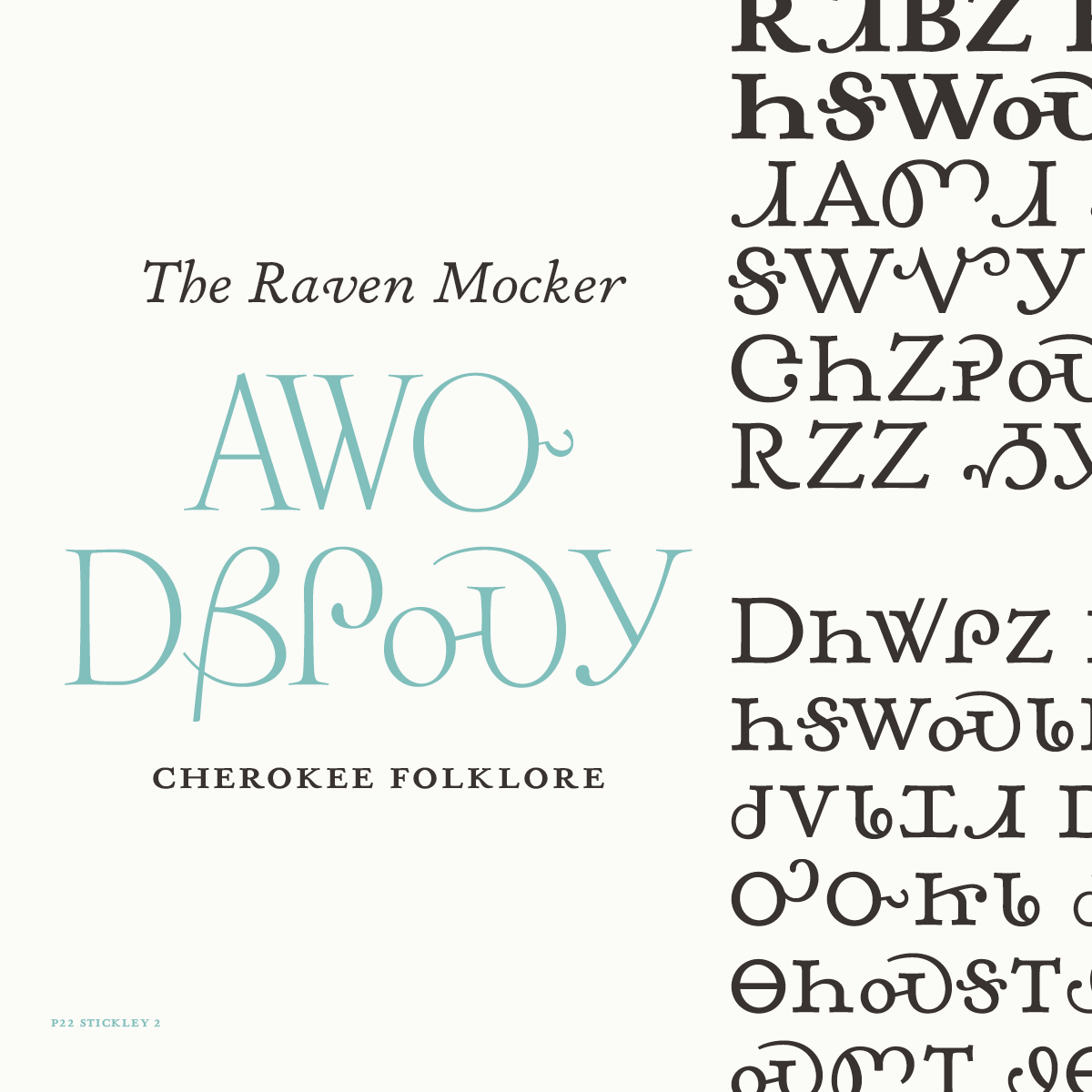 P22TypeFoundry's tweet photo. Announcing P22 Stickley 2. Designed by Michael Stickley &amp; developed with @thetypefounders. Now available in 5 optical sizes, 3 weights with italics, &amp; support for Cherokee, Cyrillic, Greek, &amp; Latin. 

Made for typography at every scale. Find it on https://t.co/S4AU8VDqEe today. https://t.co/2Fw7M4fgkm