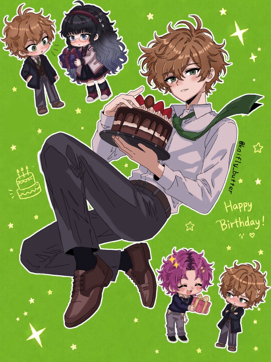 Kaifly_butter's tweet photo. I put my heart into making this, but I’m feeling so insecure about posting it… because I don’t know if it turned out good lol. But anyway, happy birthday, Damon Maitsu! 🐍✨

#ProjectEdensGarden #pjegtwt https://t.co/b7iGlTwKis