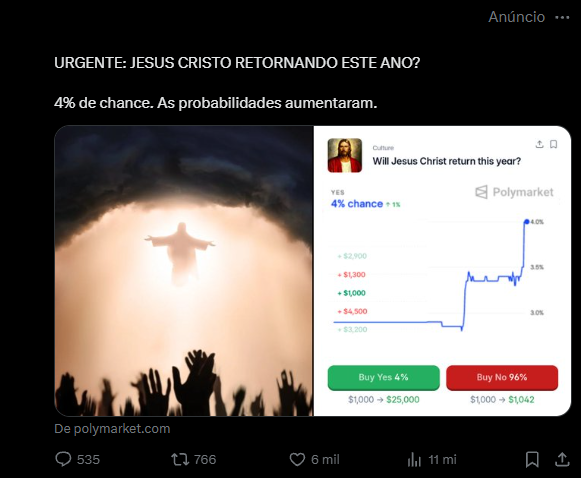 Mano, olha a quantidade de gente que APOSTOU DINHEIRO nisso aqui 🫢

Tigrinho, apostas bizarras, cassinos... tem muita gente se lascando e ficando sem grana por conta dessas merdas.
