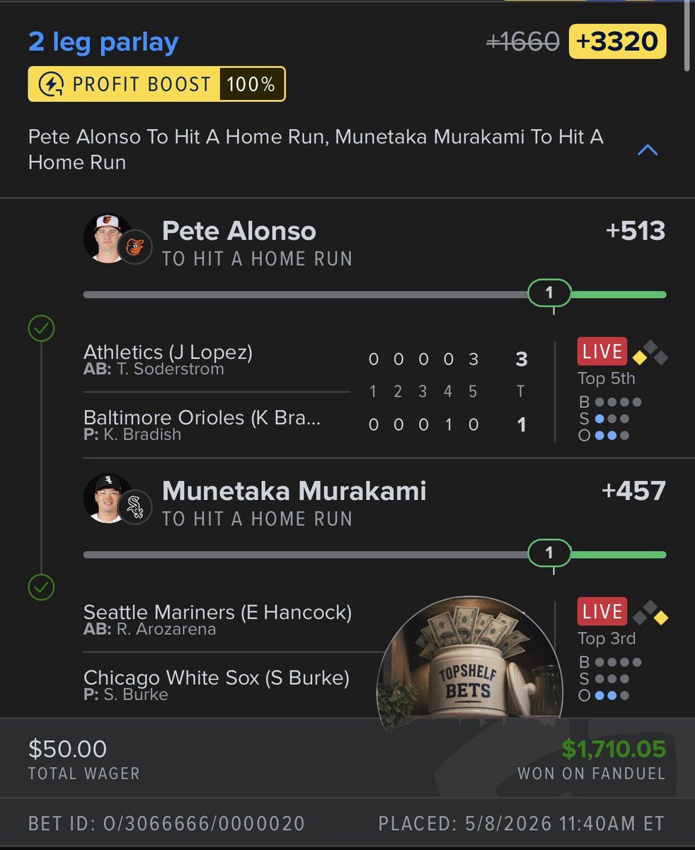 Top Shelf Bets tweet media