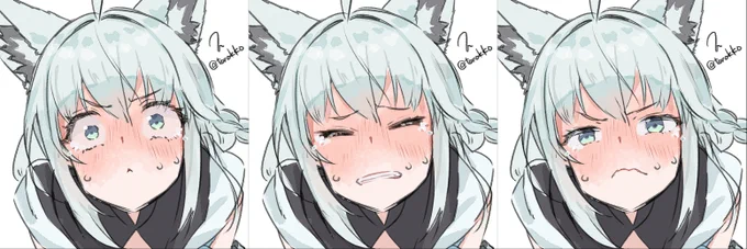 おはようございます 今日も20時ごろイラスト投稿します 昨日のイラスト、たくさん見てもらえて嬉しいです…! 実はフブさん表情に最後まで悩んでたんですよね。 結果、今回は"瞬間の感情"がいちばん伝わるものを選びました ちなみに皆さんはどの表情が好きですか?