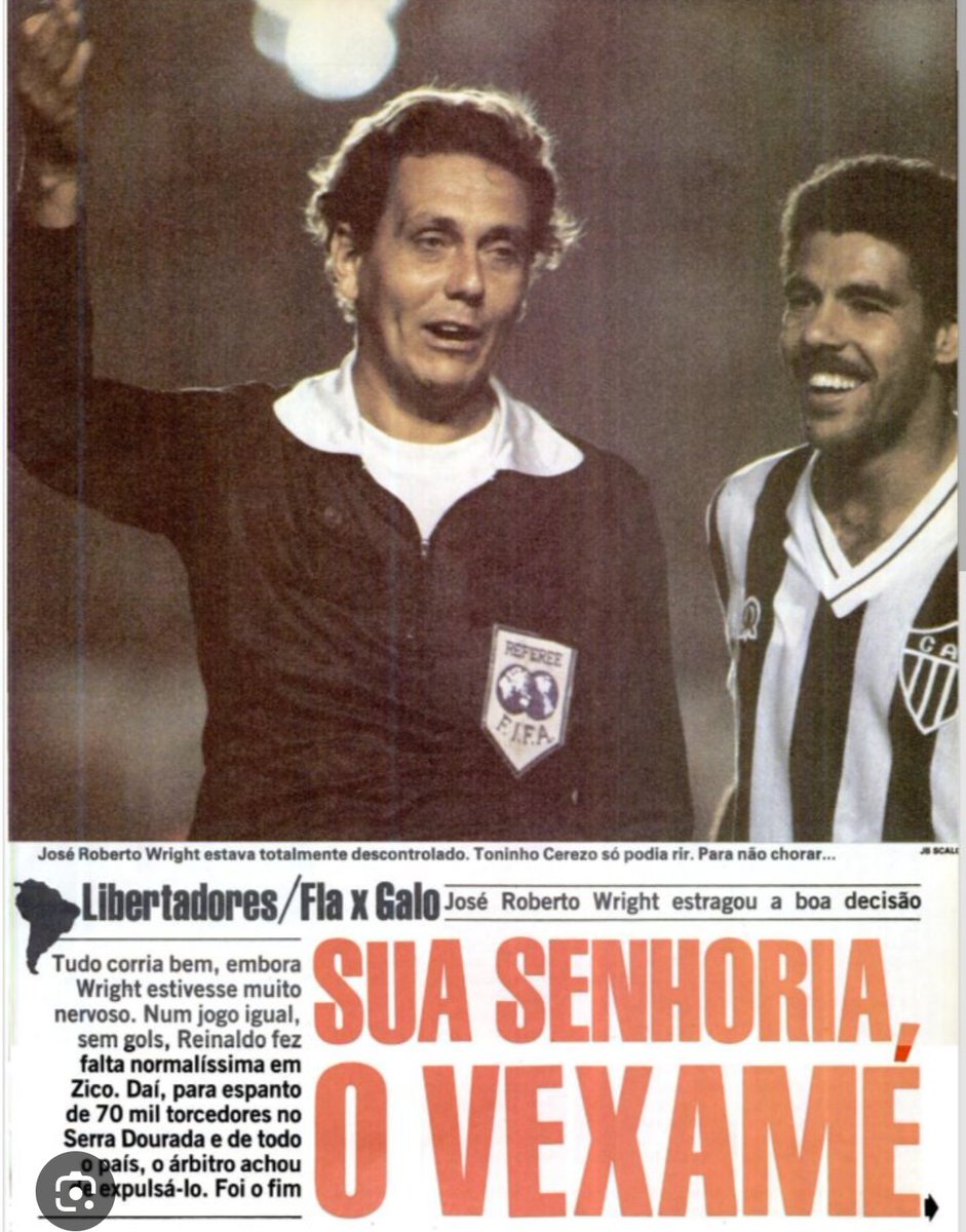 DenilsonMAV's tweet photo. @CuriosidadesBRL Não tem como ser outro, José Roberto Wright fundou o Flamengo na década de 8p, antes disso o time da Globo não tinha absolutamente nada na vida, era um Zé Ninguém do futebol.
Wright disparado a maior ídolo de toda história do Flamengo. https://t.co/aMVNaQXQME