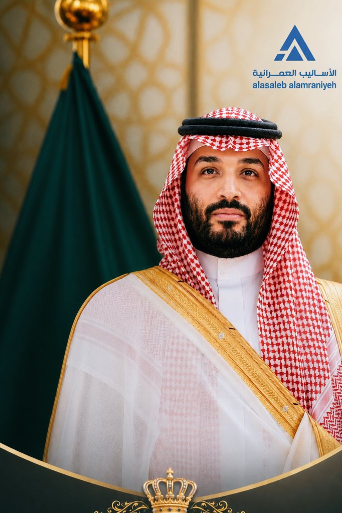 alasaleb's tweet photo. في زمنٍ ازدادت فيه التحديات، يبرز القادة العظماء بصناعة السلام وصياغة المستقبل بثباتٍ وحكمة.
ويظل سمو سيدي ولي العهد الأمير #محمد_بن_سلمان‌ نموذجاً للقائد الملهم الذي قاد وطنه نحو المجد، وجعل من الطموح واقعاً ومن الرؤية إنجازاً يُشهد له عالمياً . 🇸🇦
فخرٌ لوطنٍ يقوده قائدٌ استثنائي بعزيمة لا تعرف المستحيل.
#الأساليب_العمرانية