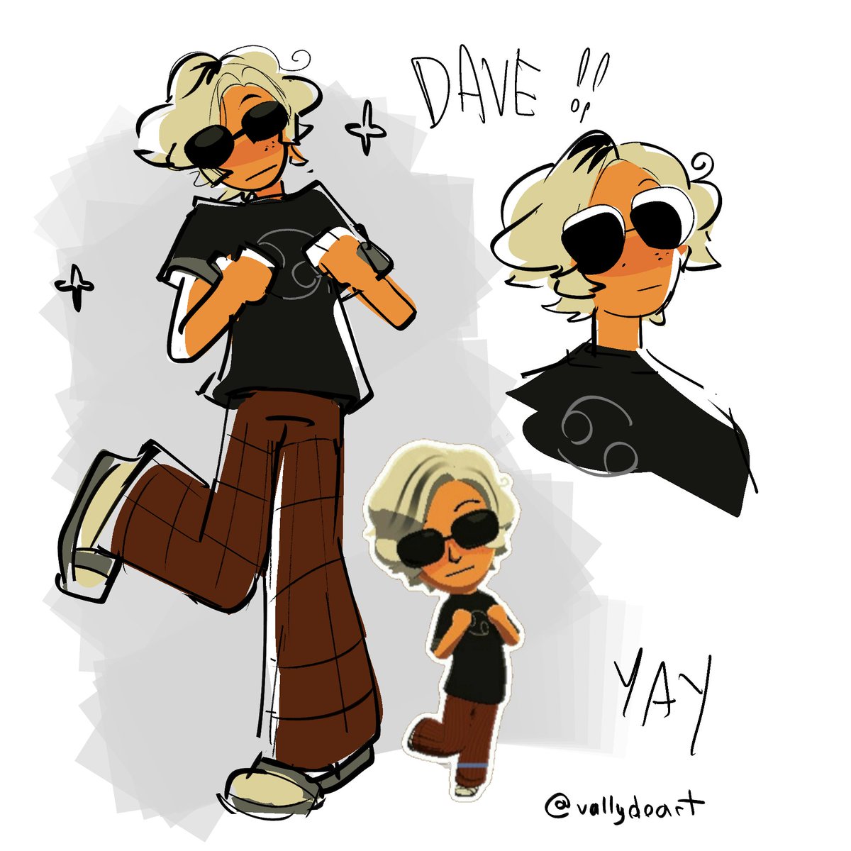 vallydoart's tweet photo. I love my mii Dave so much 

#homestuck https://t.co/er4qgyVRuc