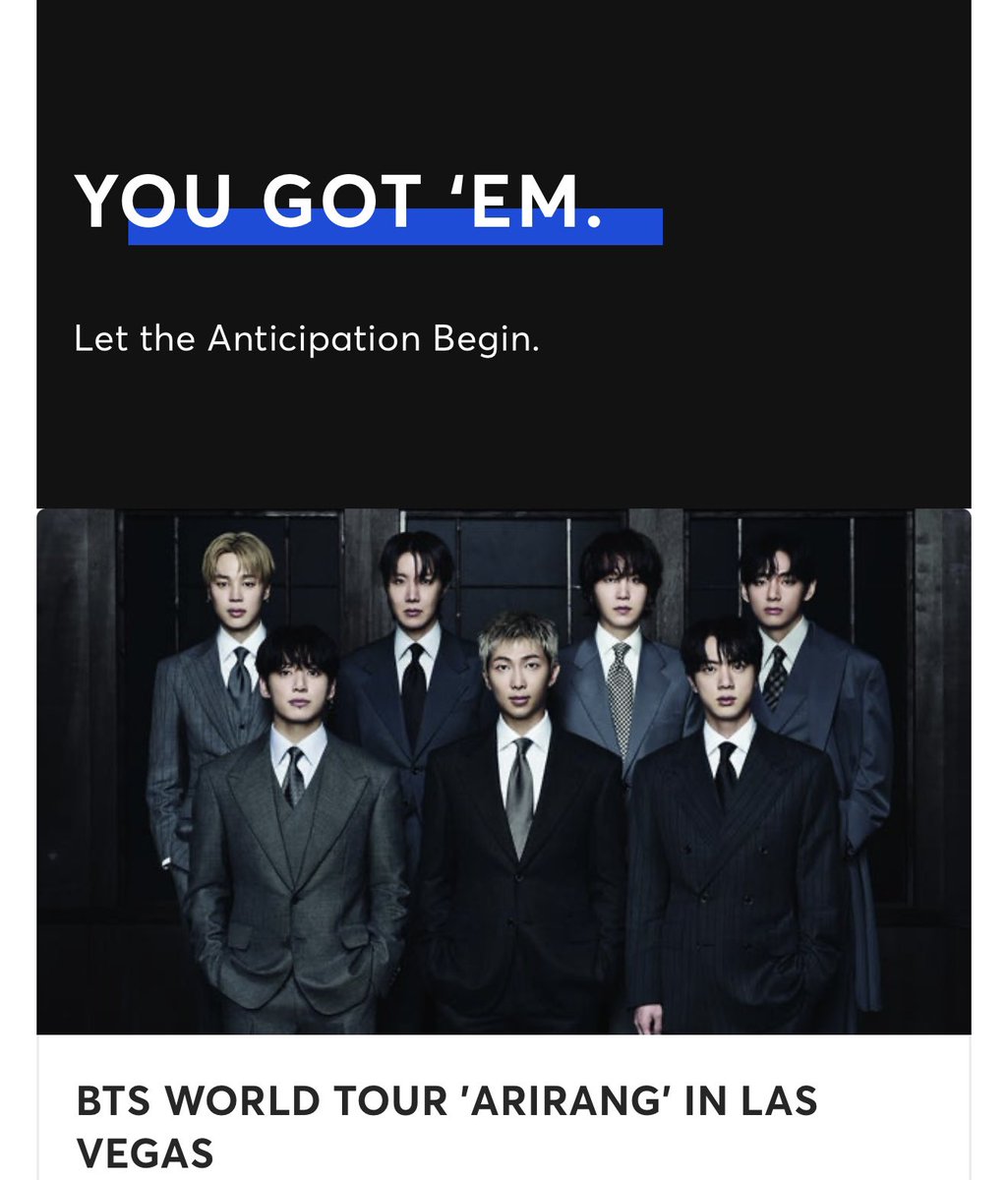 NO ONE TALKED ME OUT OF IT!!! So I guess I’m taking the kid to see BTS in Vegas 🤷🏻‍♀️