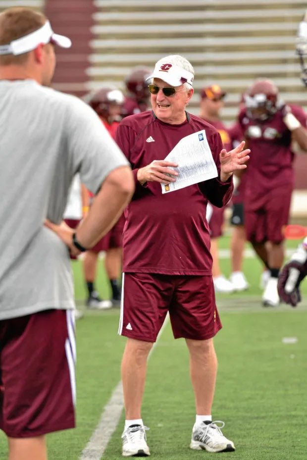 AdamJaksa's tweet photo. Morris Watts has passed away.

He spent 2011-16 as CMU’s QB coach/OC under Dan Enos &amp; John Bonamego.

Watts was a massive reason why Cooper Rush &amp; Ryan Radcliff dominated in MP.

CMU passing leaders:
1. LeFevour 12,905yds
2. Rush 12,894
3. Radcliff 9,917

RIP Coach Watts. https://t.co/S67WmGjGyP