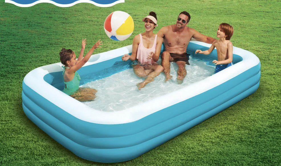 💦 Bluescape 10ft Rectangular Family Inflatable Swimming Pool
✔️ Rebajado a: $29.97
(Precio Regular) $44.99
(ad) go.sylikes.com/faycgvCAWEEd
#walmartpartner