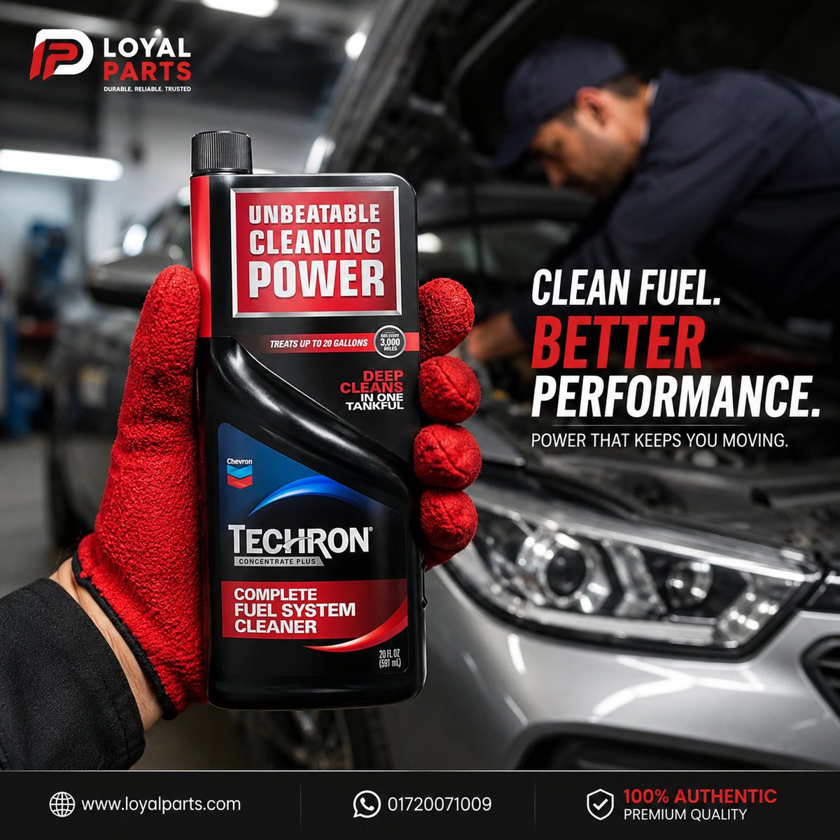 Loyalparts_bd's tweet photo. Dirty fuel system? Your engine can feel it. ⚙️
Techron Complete Fuel System Cleaner helps restore smooth performance, cleaner injectors &amp; better response. 🚗💨
🛒 Order Now: https://t.co/c31w46a4Wp

#LoyalParts #Techron #CarCare #EnginePerformance #FuelSystemCleaner https://t.co/eGs2iPyjYl