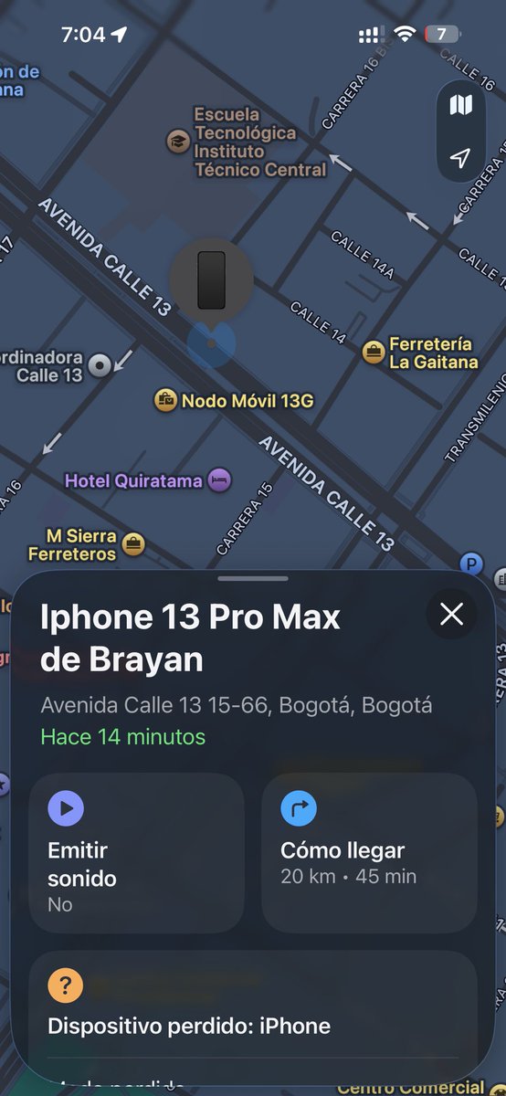 NJOLAYAR's tweet photo. El día de ayer le robaron a mi primo el iPhone en @TransMilenio como es posible que a pesar de los avances tecnológicos no es posible hacer nada sabiendo que podemos ver donde está….. @CarlosFGalan @Bogota @PoliciaColombia @PoliciaBogota @NoticiasCaracol @NoticiasRCN increible🤦🏻‍♂️ https://t.co/9lTrQixjs9