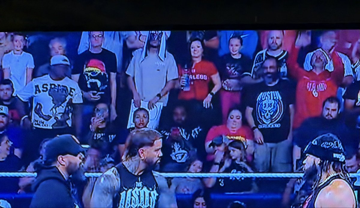 Jacksonville Bella Army member is representing in her Fearless Nikki shirt at VyStar Veterans Memorial Arena tonight. 

Thank you for coming out, supporting and representing the Bella Army in Jacksonville, FL 

<a href="/NikkiAndBrie/">Nikki & Brie</a> #SmackDown