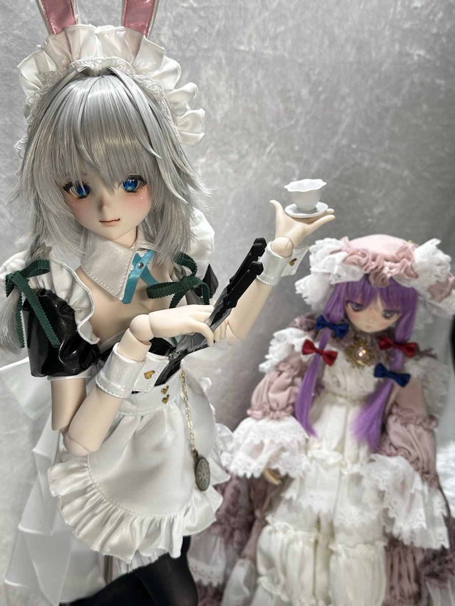 例大祭で御迎えしたドールちゃんたち(紅魔郷) 美容室ロップイヤーさん