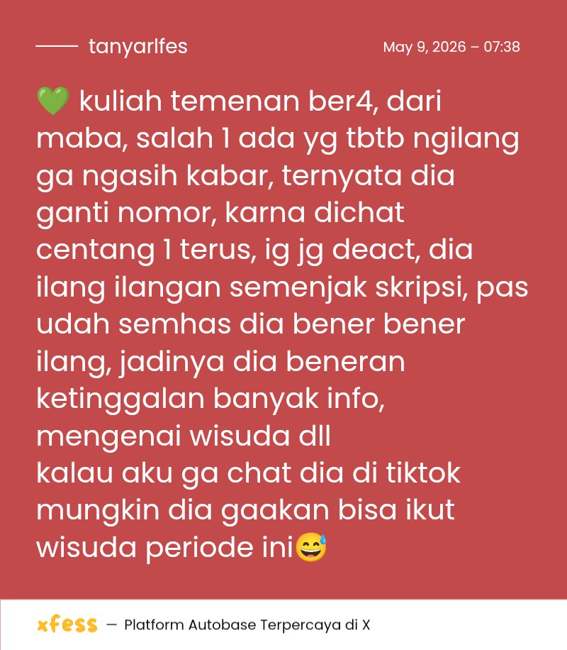 💚 sebenernya apasih alasan kalian ngilang? mungkin ada problem atau apapun itu, tp ya gimana ya😭😭😭 kan elu jg yg rugi😭