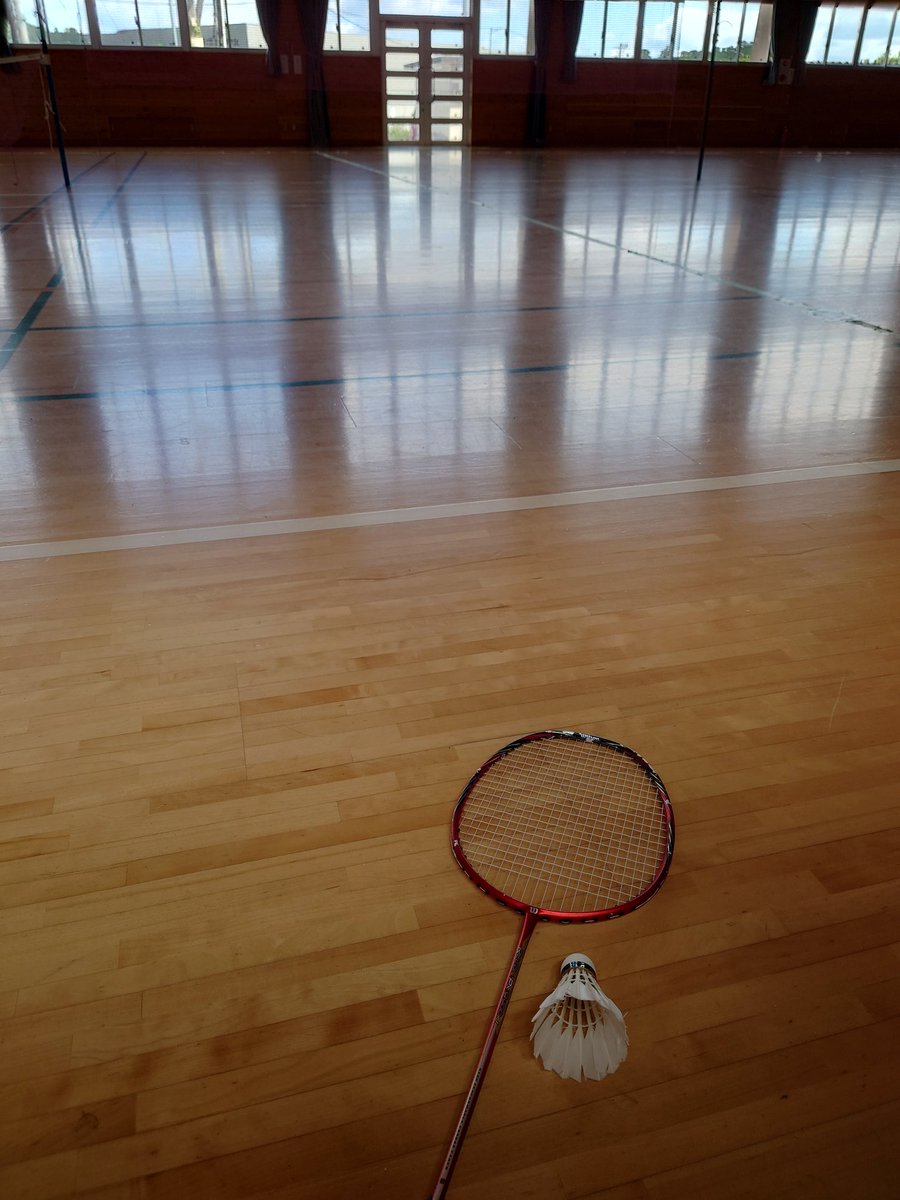 朝🏸久しぶり☺