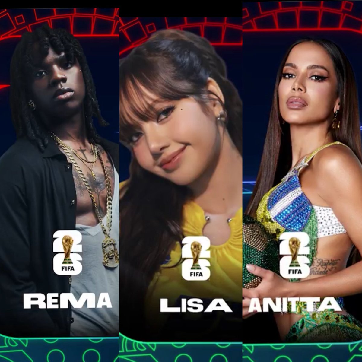 Anitta, Lisa e Rema IS COMING… 🎵