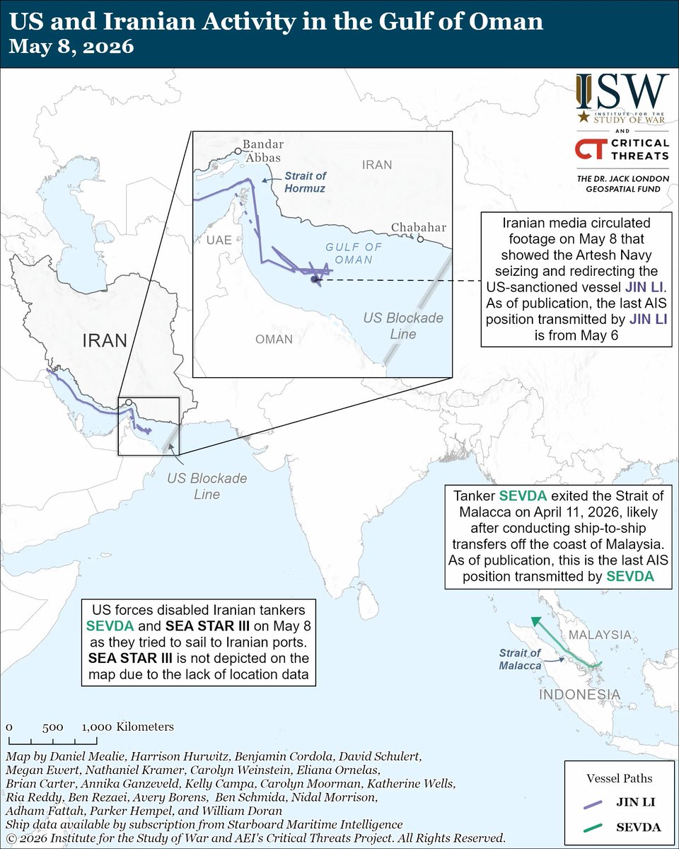 Institute for the Study of War tweet media