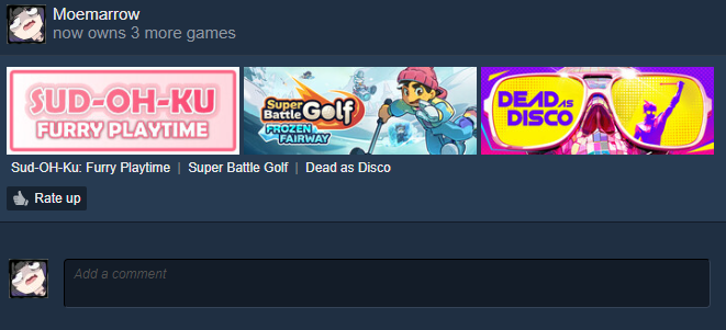 Moemarrow's tweet photo. My friends are getting excited for my birthday next week, I was gifted disco and golfing 💜 https://t.co/vU7I2ceQSW