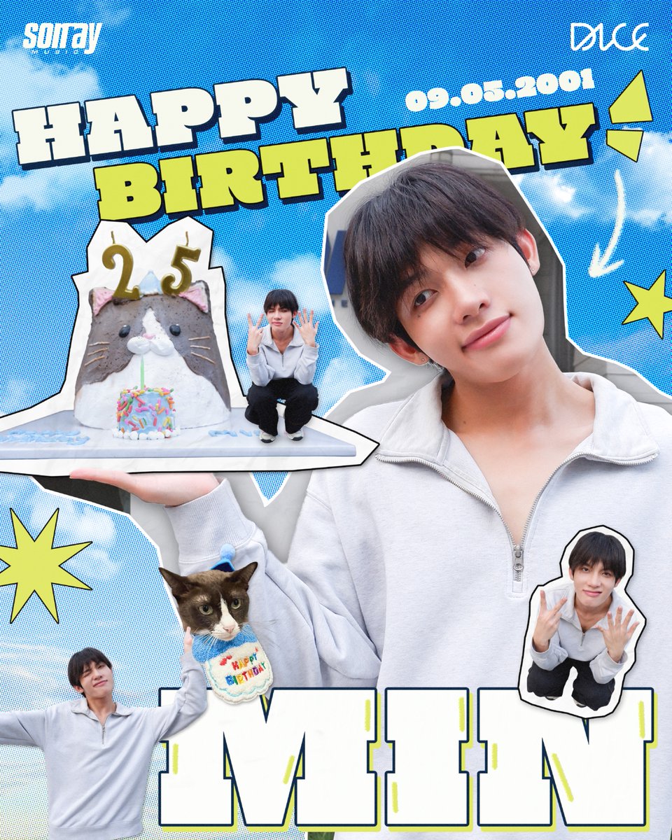 🎂🙀 Happy Birthday to <a href="/mintnk_/">มินเองจ้าตัวจริงต้องเสียเส้นเป็นปกติ</a> 

โตขึ้นอีกปีแล้ว ขอให้ปีนี้มีแต่ความสุข ได้ทำในสิ่งที่รัก และขอให้เป็นปีที่เต็มไปด้วยรอยยิ้มนะครับ 💖✨

#HappyMINthanakritDAY
#MINthanakrit
#DICE_SONRAY 
#SONRAYMUSIC