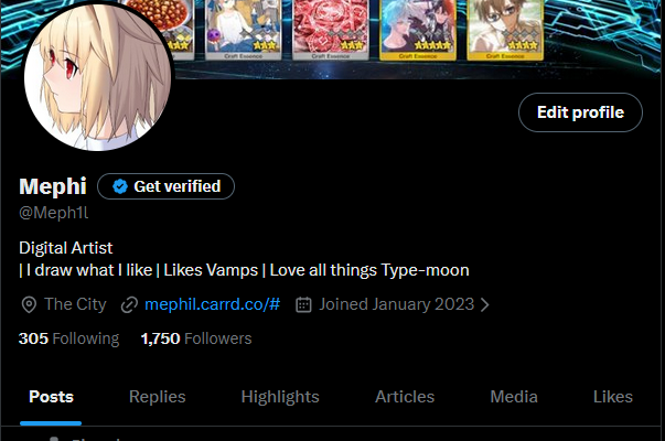 Meph1l's tweet photo. Commissions are available now, I'm only going to do 1 slot for now since it's my first time. You can view the details on my cardd. https://t.co/dFthbQe77K
