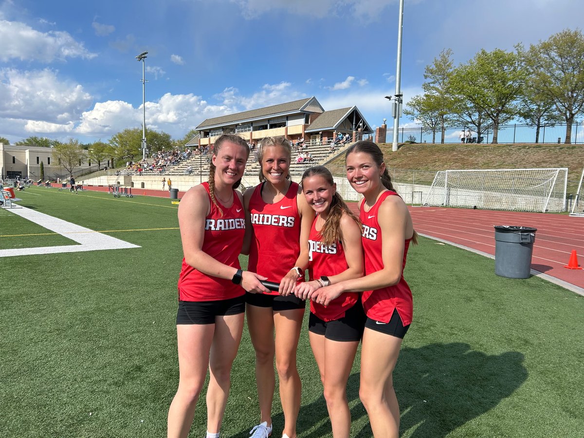 NWCTRACK's tweet photo. Raiders had a DAY today!
- W's 4x800m hit Provisional
- M's 4x800m hit Provisional
- M's 4x100m hit Provisional
- Addison Smith hit Auto in High Jump
Way to go! https://t.co/ravSHFIxaS