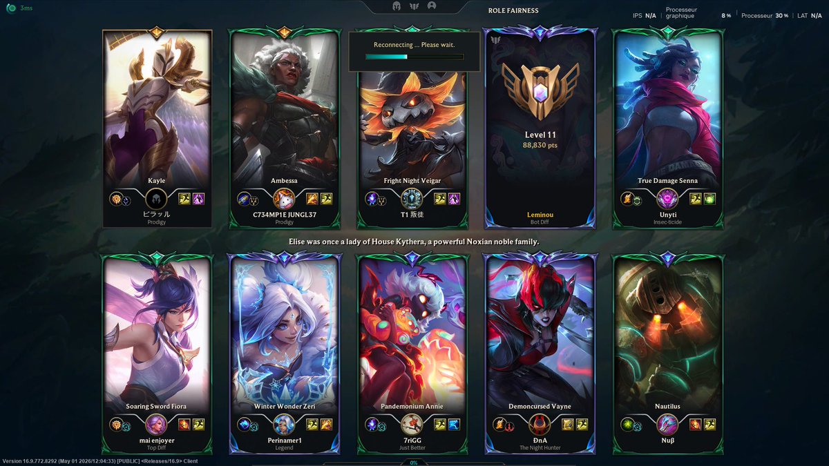 Daakty's tweet photo. Hellooo @RiotSupportFR, ca fait deux fois qu’il m’est impossible de me connecter dans ma partie classée pour je ne sais trop quelle raison… la game ne démarre pas et pourtant je perd quand même mes LP’s + pénalité ce qui est embêtant surtout quand je fais une perso avant… https://t.co/pBgv3KbEms