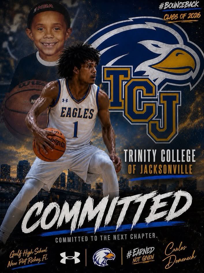 BOTBFL's tweet photo. 🚨 BEST OF THE BEST ALUMNUS 🚨

Carlos Domenech  just locked in the next chapter. 📚🏀
Officially committed to Trinity College of Jacksonville

From the showcase stage to the college level… earned, never given. 💯🔥
South Florida talent continues to rise.

#BOTBFLALUMNI https://t.co/PhzjM52CLU