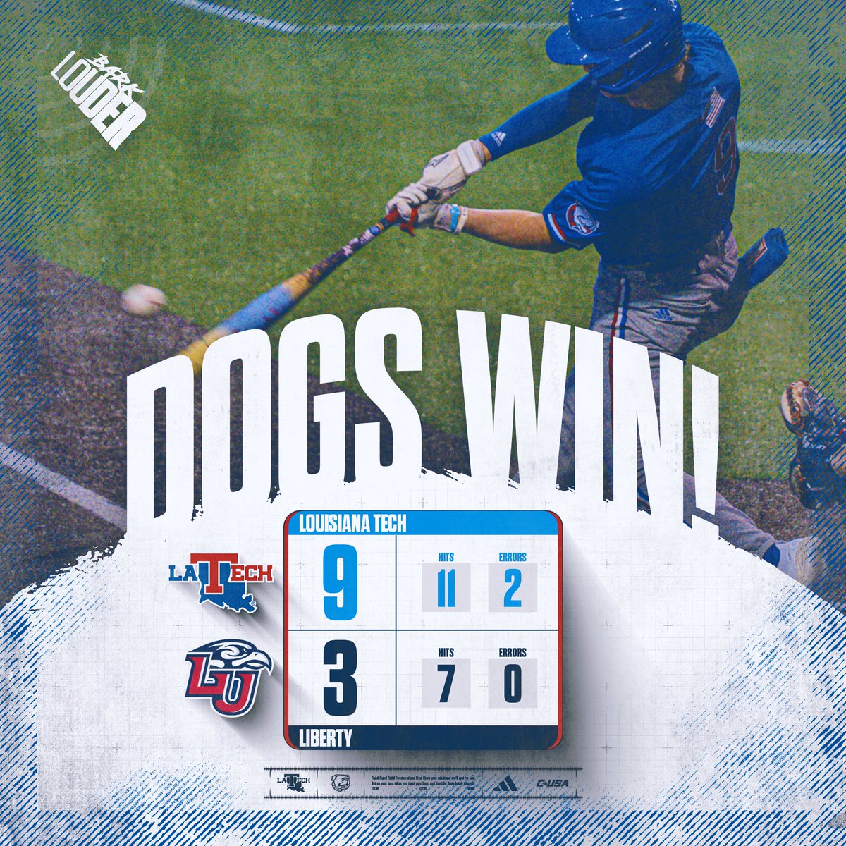 LATechBSB's tweet photo. DOGS WWIN‼️ https://t.co/p5K8v5a0xv