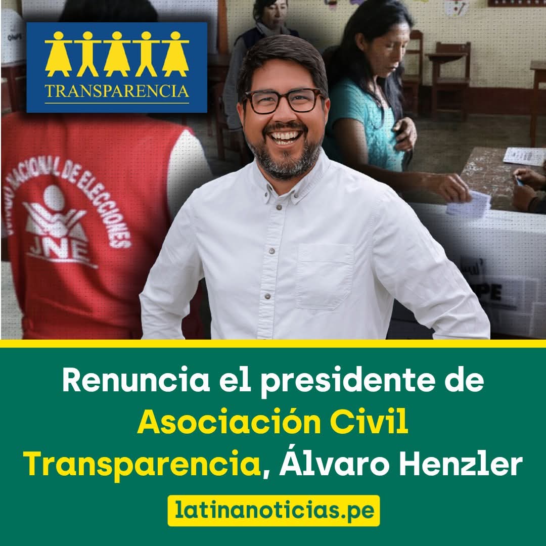 Parece que el presidente de <a href="/ACTransparencia/">Transparencia Perú</a> no era tan transparente, lo que indica que se les está pisando los talones a estas ratas, espero que todo salga a la luz y sigamos viendo quien es quien en este país.