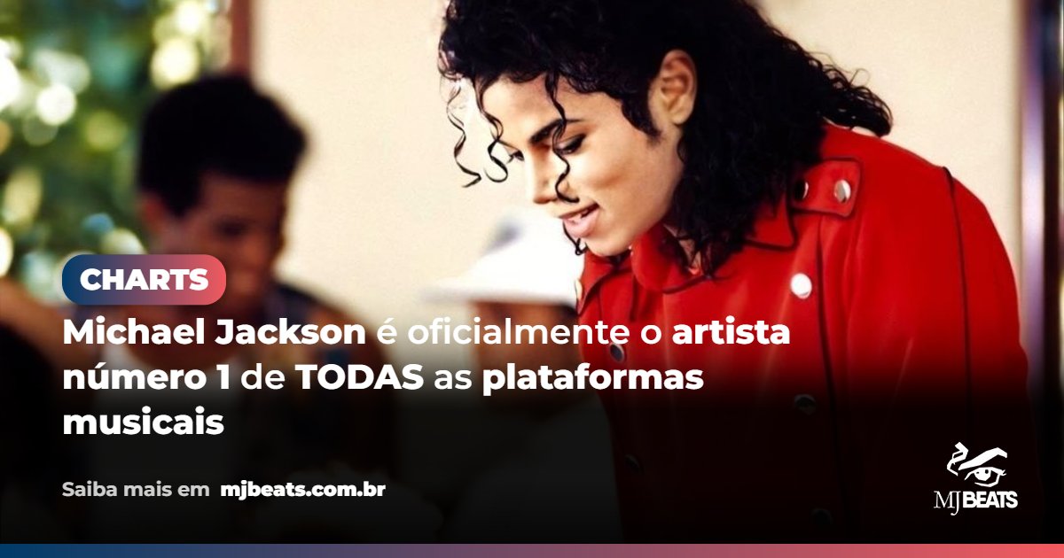 mjBeats's tweet photo. 🌍👑 Michael Jackson é oficialmente o artista número 1 de TODAS as plataformas musicais

📈 17 anos após sua partida, o Rei do Pop alcançou um feito histórico: se tornou o artista número 1 do planeta em TODAS as plataformas musicais. 

👑Além disso, Michael liderou o ranking global digital durante uma semana inteira com uma vantagem impressionante de 6 mil pontos sobre o segundo colocado.