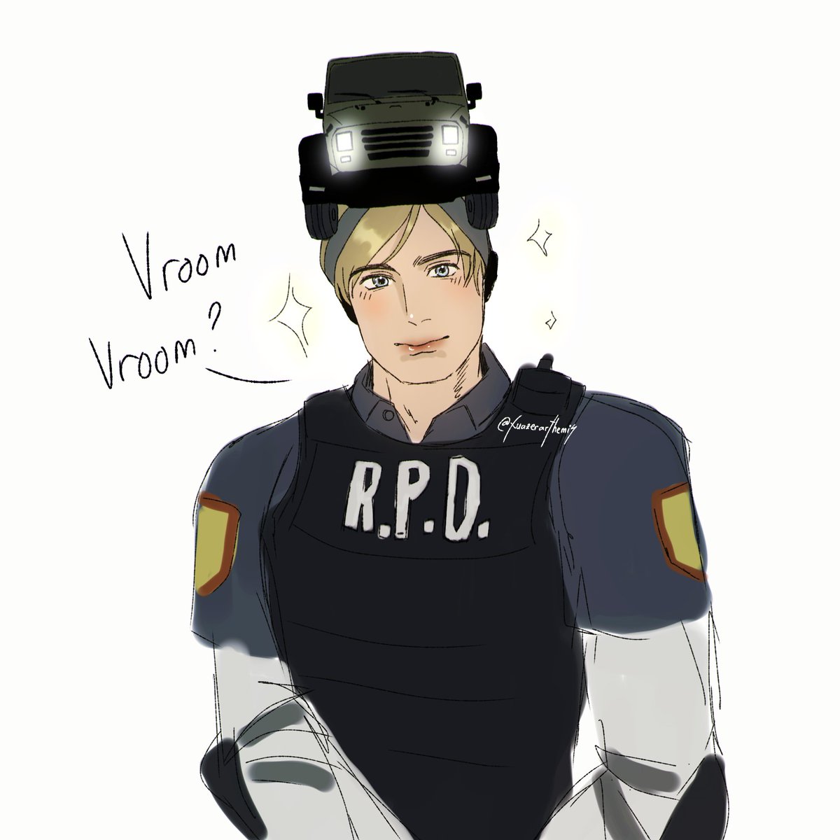 Vroom vroom..? 🚓
#LeonKennedy