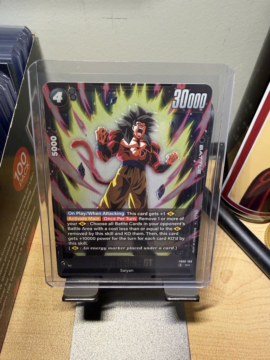 BasedCardGuy's tweet photo. Check out DRAGON BALL SUPER CCG Dual Evolution SON GOKU: GT SR Super Rare Card FB09-100 https://t.co/dMexgDeMRO #eBay via @eBay #TBBReposts #TBBCrew #CardsForSale #Dragonball #DragonballZ #DualEvolution https://t.co/YKOnpS803M